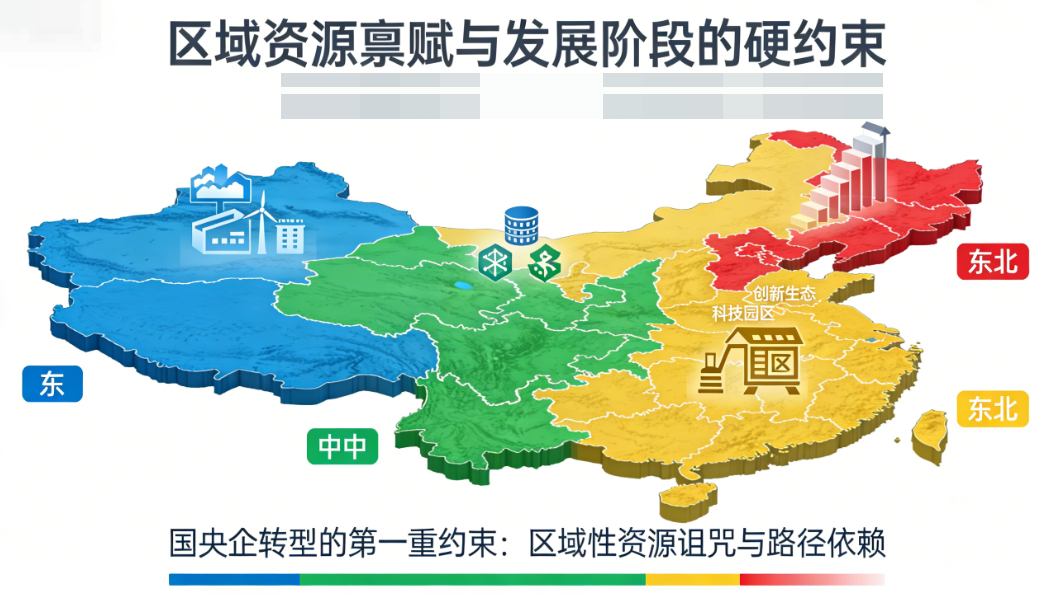 新质生产力下，国央企转型的区域约束、机制堵点与现实困境